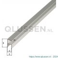 GAH Alberts hoekprofiel zelfklevend aluminium zilver 8,9x16x1,5 mm 1 m 030142