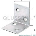 GAH Alberts versterkingshoek geel verzinkt 30x30x30 mm 332600