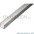 GAH Alberts U-profiel aluminium blank 15x10x15x1,5 mm 2,6 m 431532