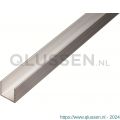 GAH Alberts U-profiel aluminium blank 10x20x10x1,5 mm 2,6 m 470142