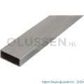 GAH Alberts rechthoekige buis aluminium zilver 50x20x2 mm 1 m 471705