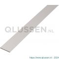 GAH Alberts platte stang aluminium zilver 60x3 mm 1 m 471743