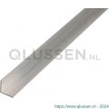 GAH Alberts hoekprofiel aluminium zilver 50x50x3 mm 1 m 471828
