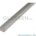 GAH Alberts U-profiel aluminium zilver 10x15x10 mm 1 m 473846