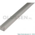 GAH Alberts U-profiel aluminium zilver 10x22x10 mm 1 m 473891