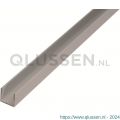 GAH Alberts U-profiel aluminium zilver 8x10x8 mm 1 m 473815