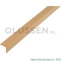 GAH Alberts hoekprofiel PVC beuken 20x20x1,5 mm 2 m 478742