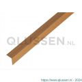 GAH Alberts hoekprofiel PVC beuken 20x20x1 mm 2,6 m 478773