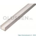 GAH Alberts U-profiel aluminium blank 10x15x10x1,5 mm 2,6 m 488154