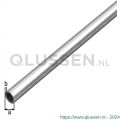 GAH Alberts ronde buis aluminium kogelgestraald zilver 15x1 mm 1 m 489212