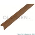 GAH Alberts hoekprofiel PVC kers 20x20x1,5 mm 2,6 m 489991