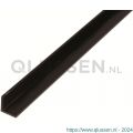 GAH Alberts hoekprofiel PVC zwart 30x30x2 mm 2,6 m 499815