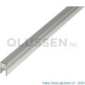 GAH Alberts hoekprofiel zelfklevend aluminium zilver 8,9x16,3x1,5 mm 2 m 030159