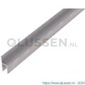 GAH Alberts stoelprofiel aluminium brute 26x11x1,5 mm 1 m 469955