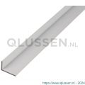 GAH Alberts hoekprofiel aluminium wit 20x10x1,5 mm 2,6 m 475086