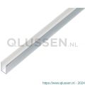 GAH Alberts U-profiel aluminium chroom 15x10x15x1 mm 1 m 488482