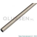 GAH Alberts ronde buis aluminium RVS optiek donker 10x1 mm 1 m 488710