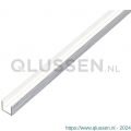 GAH Alberts U-profiel aluminium RVS optiek licht 10x10x10x1 mm 1 m 488949