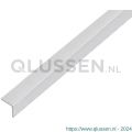 GAH Alberts hoekprofiel zelfklevend aluminium kogelgestraald zilver 10x10x1 mm 1 m 489229