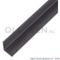 GAH Alberts hoekprofiel aluminium zwart 20x20x1 mm 1 m 489304