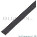 GAH Alberts platte stang aluminium zwart 15x2 mm 1 m 489366