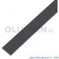 GAH Alberts platte stang aluminium zwart 20x2 mm 2 m 489397