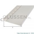 GAH Alberts gladde plaat gefaceteerd U aluminium blank 18x130x18 mm 2 m 462888