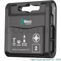 Wera Bit-Box 15 Impaktor PZ bit set Pozidriv PZ 2x25 mm 15 delig 05057763001