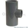 Mega Profec T-stuk 90 graden PVC-U 20 mm x 16 mm x 20 mm lijmmof 16 bar grijs 0110285