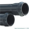 Bosta drukbuis PVC-U 90 mm x 3,5 mm manchet x glad ISO-PN8 grijs 5 m 0301002