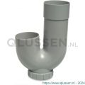 Bosta sifon PVC-U 80 mm lijmmof x spie grijs 0360563