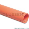 Bosta eindbuis PVC-U 60 mm klikmof rood 1 m 0380171