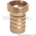 Mega Profec slangtule messing 1/2 inch x 13 mm buitendraad x slangtule type vlakdichtend 0423321