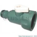 Hydro-Fit stopkraan PVC-U 3/4 inch mannelijk klik x binnendraad jade groen 0500022
