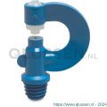 VDL nevelsproeier nylon 3/8 WW buitendraad 1,00 mm 360 graden blauw-wit 0620210