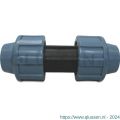 Unidelta koppeling PP 16 mm knel 16 bar zwart-blauw DVGW-KIWA-WRAS 0703100