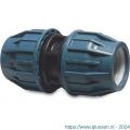 Jason koppeling PP 16 mm knel 16 bar zwart-blauw DVGW-KIWA-WRAS-SVGW 0706016