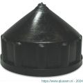 Bosta eindkap PVC-U 1.1/4 inch binnendraad zwart 0750029