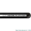 Baggerman Ariaform 15 persluchtslang 19x28 mm zwart glad 3200019027