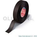 Tesa 4541 Tesaband 50 m x 25 mm zwart gemakkelijk hanteerbare ongecoate textieltape 04541-00015-00