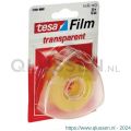 Tesa 57348 Tesafilm plakband en Easy Cut dispenser transparant 33 m x 15 mm 57348-00004-02
