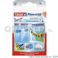 Tesa 58800 Powerstrips decostrips transparant 58800-00012-20