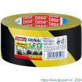 Tesa 58133 Universal waarschuwingstape geel-zwart 66 m x 50 mm 58133-00000-00