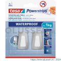 Tesa 59783 Powerstrips Waterproof haken S metaal-kunststof 59783-00000-00