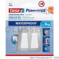 Tesa 59785 Powerstrips Waterproof duohaken metaal-kunststof 59785-00000-00
