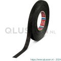 Tesa 51608 Tesaband 15 m x 9 mm zwart PET-vlies tape voor flexibiliteit en geluidsdemping 51608-00005-00