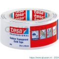 Tesa 4665 Tesaband 25 m x 48 mm transparante textieltape voor buiten 04665-00000-00