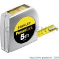 Stanley rolbandmaat PowerLock 5 m x 19 mm boveninkijkvenster 0-33-932