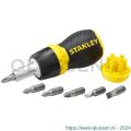 Stanley multibit Stubby schroevendraaier met ratel 0-66-358