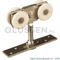 Henderson 57A/N schuifdeurbeslag 301(H) hangrol met platte strip voor rail 301(H) A02.03120